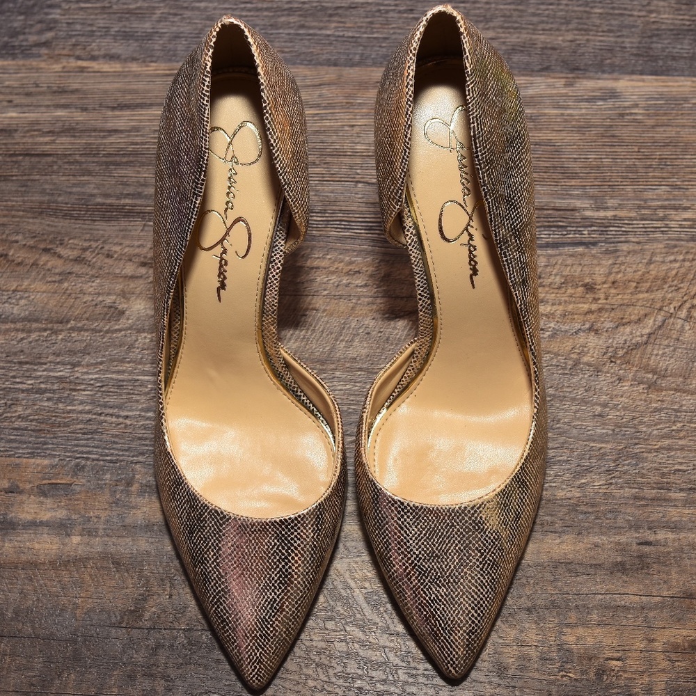 Jessica Simpson "Lucina" D'Orsay Pumps size 11M/43